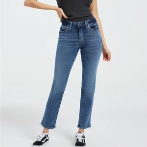 Good American Good Legs Straight Jeans